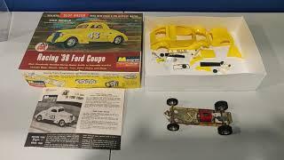 Monogram Racing '36 Ford Coupe 1/24 scale vintage slot car