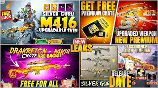 OMG  SILVER GURU M416 IS BACK | NEW 3.6 UPDATEPREMIUM CRATE IS HERE| NEW DRAGONMK14 |PUBGM/BGMI