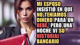 MI ESPOSO INSISTIÓ EN QUE NO TENÍAMOS DINERO PARA UN BEBÉ, PERO UNA NOCHE VI SU HISTORIAL BANCARIO