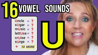 16 Ways to Say the Letter U | English Vowel Sound | English Pronunciation