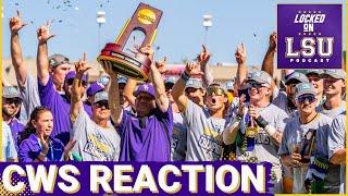 LSU WINS THE NATIONAL TITLE! Jay Johnson Reacts After CWS Victory Over Coastal Carolina