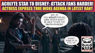 Acolyte Actress DEMANDS Disney Attack "Racist" Star Wars Fans HARDER | Woke Worldview EXPOSED