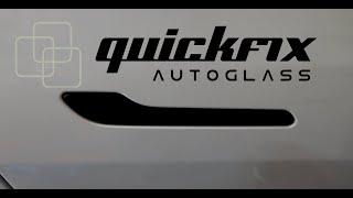 QuickFix Auto Glass Tesla windshield replacement.