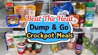 Dump & Go Crockpot Meals I Made This Week Because It Is Too Hot To Use The Stove!