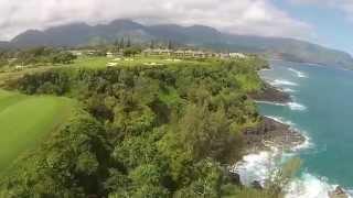 Princeville Makai Golf Resort Hawaii Tee Times Drone