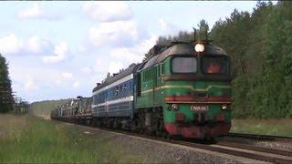 М62К-1181 с военной техникой из Финляндий / M62K-1181 with military train