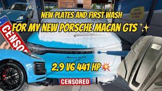 WASHING MY PORSCHE MACAN GTS 🫧 [ASMR] [RELAX]