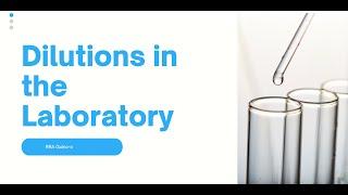 Dilutions 101 | Immunology and Serology