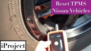 Resetting TPMS for Nissan vehicles with universal tool