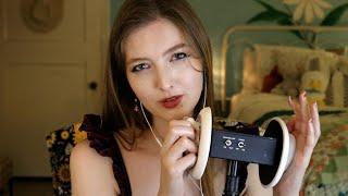 ASMR Gentle Oil Ear Massage & Breathing (No Talking)