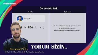 YİNE BİR HİLE VAKASI !!  PES 2021 MYCLUB (STEAM)