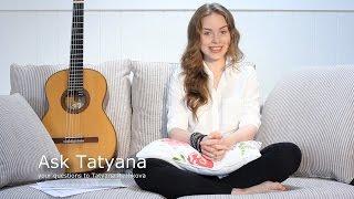 Practice routine, small hands, tequila - Ask Tatyana