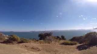 View of Golden Gate and San Francisco from Angel Island