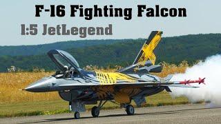 F-16 Fighting Falcon JetLegend | 1:5 scale jet turbine RC model | 4K | 2023