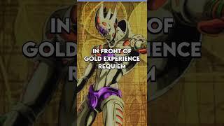 Gold experience requiem explained #shorts