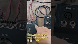 Paano I connect ang HT21 sa Mixer