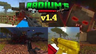 3d gun mods Radium's Armament ] V1.4 MCPE/BEDROCK for 1.20+ ( realistic gun mods) NEW UPDATE