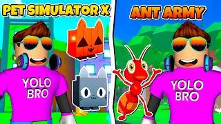 PET SIMULATOR X, НО С МУРАВЬЯМИ В РОБЛОКС! ANT ARMY SIMULATOR ROBLOX