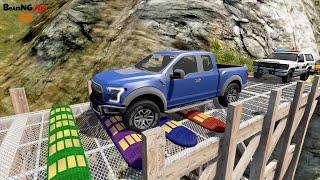 Cars vs Speed Bumps compilation #5 - BeamNG.drive | BeamNG-Cars TV live 19
