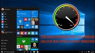 HOW TO TURN ON HIGH PERFORMANCE MODE ON ANY WINDOWS  #no_lag @scriptotweaks