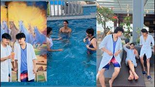 Swimming pool mey kya hogaya  #aayuujanta #aayoushsingthakuri #avishekkhadka #familyvlog #fypシ