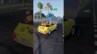 Extreme overtakings PART 21 | CONVERTIBLES #beamngdrive #beamng #beamngcrashes #car #cars