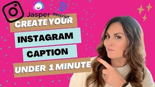 How to Create Your Instagram Captions & Hashtags in under 1 Minute using AI (Descript & Jasper)