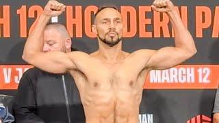 Keith Thurman vs Brock Jarvis FULL WEIGH-IN, FINAL WORDS, & FACE OFF