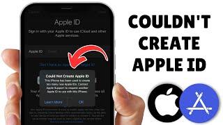 Could Not Create Apple id | How To Fix Could Not Create Apple id Problem | Apple ID could not create