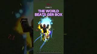 THE WORLD BEATS GER BOX #yba #roblox #trending #shorts #tiktok #viralvideo #viralshorts #jjba