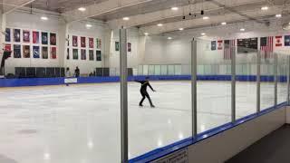 2022 Sherwood Invitational, Adult Men’s Bronze Freeskate, Alistair Kok, Portland Ice Skating Club