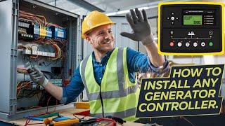 DSE 6110 & 6120 configuration BEGGINER TRAINING OPERATION | Generator control panel wiring