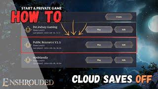 Enshrouded | How to add PRW files [Cloud Saves Off]