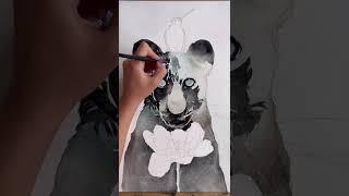 Painting process by Polina Bright. Follow me for more beautiful processes️