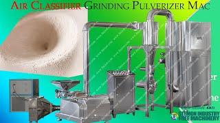 Air classifier Mill pulverizer machine with air cooling┃size reduction equipment