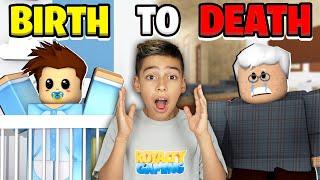 BIRTH to DEATH in Roblox Brookhaven! (Emotional Ending) | Royalty Gaming