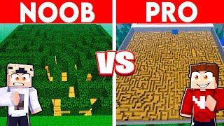 Minecraft NOOB vs PRO: LABYRINTH BAU CHALLENGE