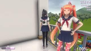 Osana moving her hips like crazy! lol - Yandere Simulator