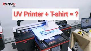 Can UV printer print T-shirt? We did a Test