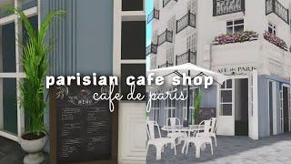 PARISIAN style coffee shop | EXTERIOR SPEEDBUILD| QueenAya