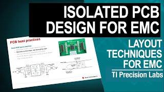 Optimizing isolated PCB design for EMC