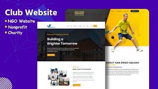 How to Create a Club Website in WordPress | Organization, Charity, NGO Website Tutorial