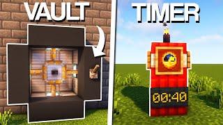 Minecraft: 5+ Useful Redstone Builds & Hacks!