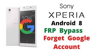 Sony Xperia Xzs Forget Google Account Frp Bypass | Xperia Android 8 Google Account Bypass