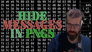 Hide messages in PNG images!!