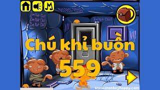 Chú Khỉ Buồn 559 - Khỉ Con Phát Điên | Monkey GO Happy Stage 559 - Monkeys go crazy