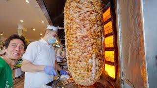 They Serve 1000’s a Day!! BIGGEST SHAWARMA - Middle Eastern Food!!