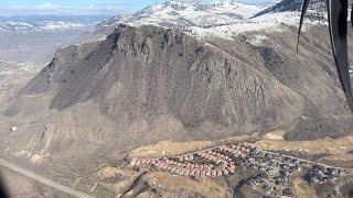 Landing at YKA Kamloops BC