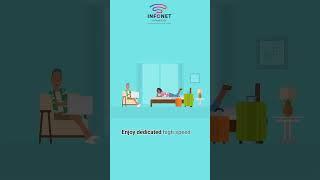 the hospitality industry, fast & reliable internet is key! With Infonet’s Leased Line Connection