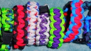 How To Make A 2 Color Paracord Bracelet